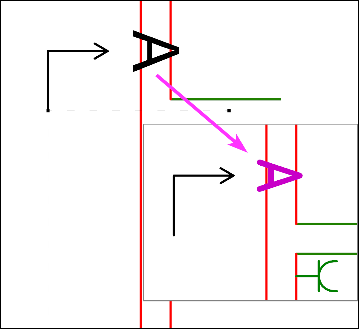 Vorher-Nachher-Vergleich des Font-Setups