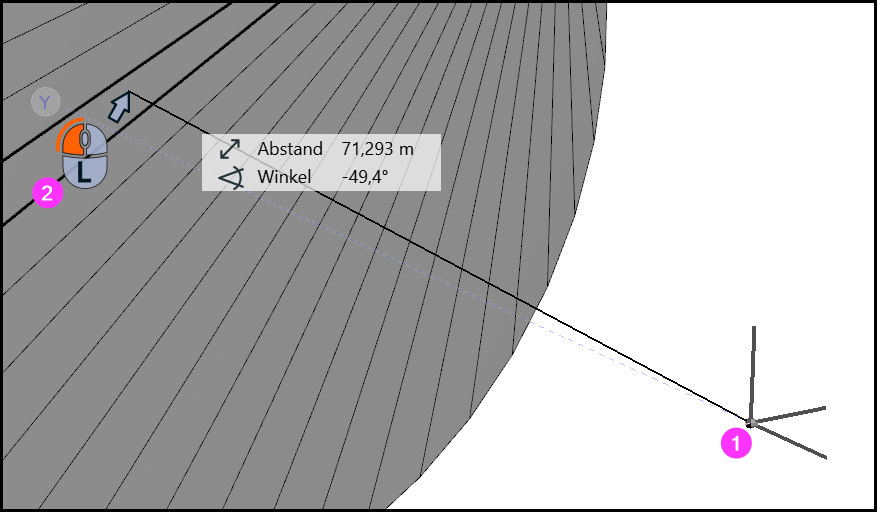 Origo im 3D-Fenster platzieren